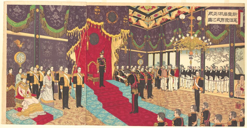 大日本帝国憲法　発布
