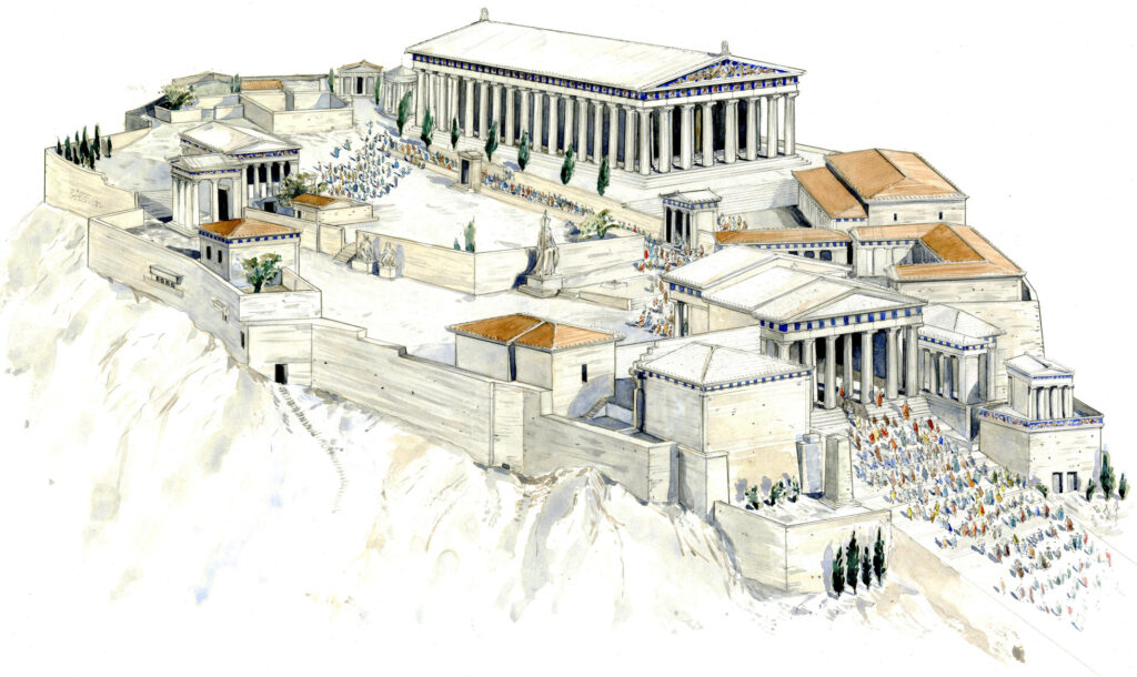 パルテノン神殿　想像図
