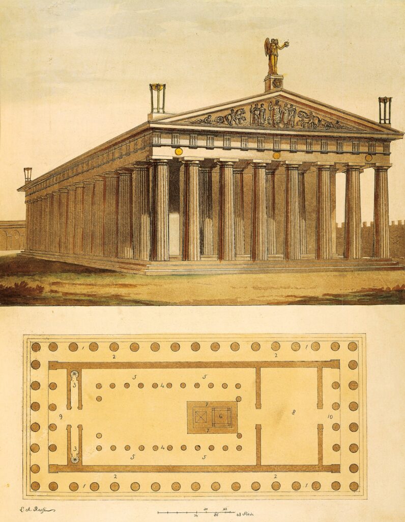 パルテノン神殿　復元図